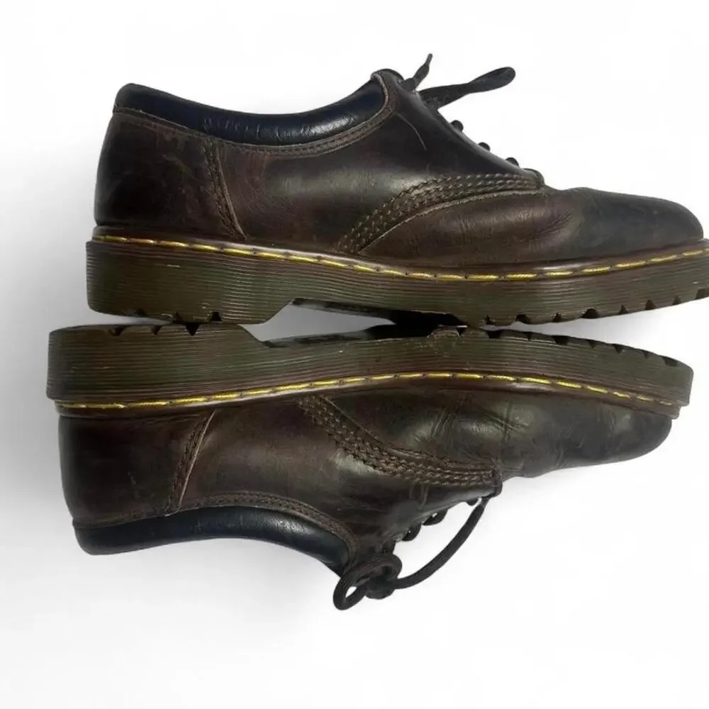 Men’s Oxford Leather Vintage Doc Martens Size 9 Lace Up DocMartens